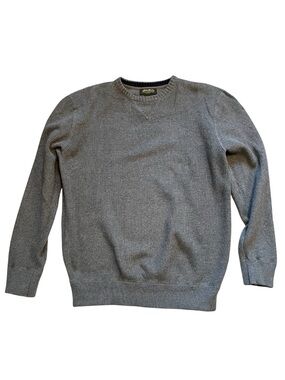 Eddie Bauer Men's Crewneck Gray Sweater